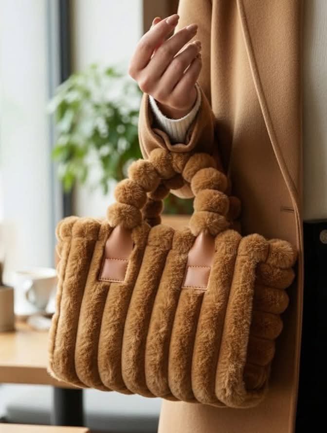 Sac à main en velours 