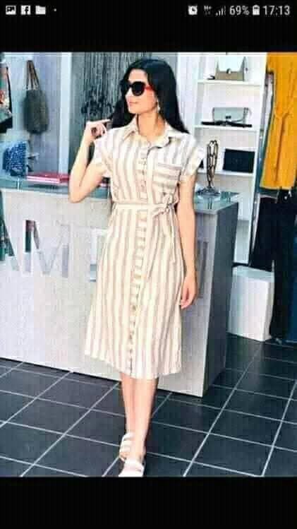 Belle robe en lin