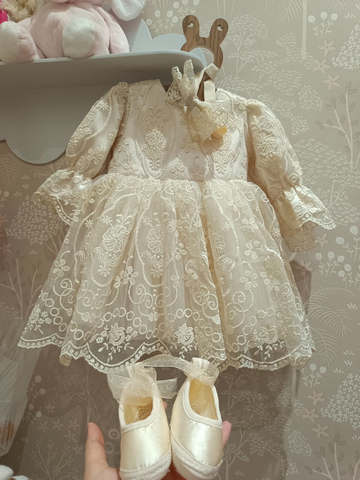 Robbe tulle brodé