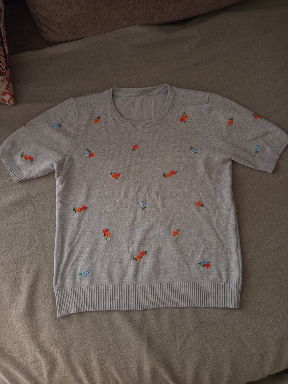 T_shirt knitted en lin