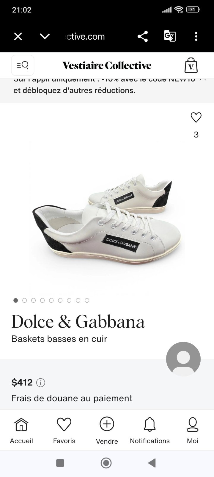 Chaussure dolce Gabbana authentique 
