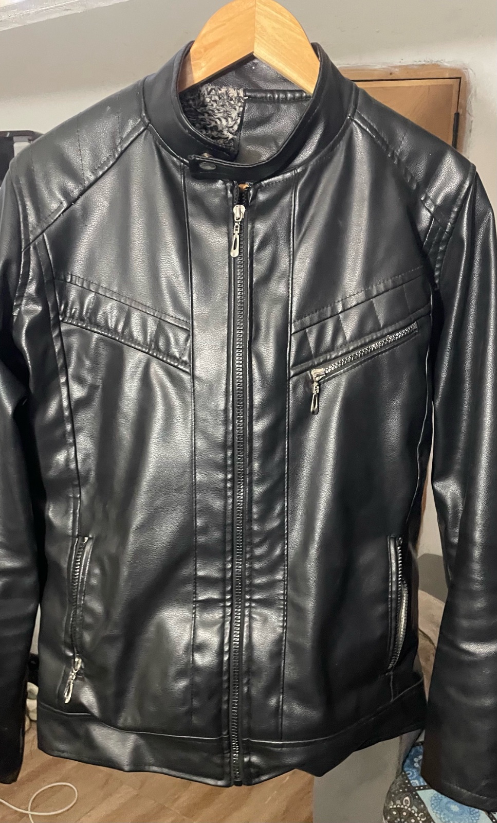 Veste cuir 