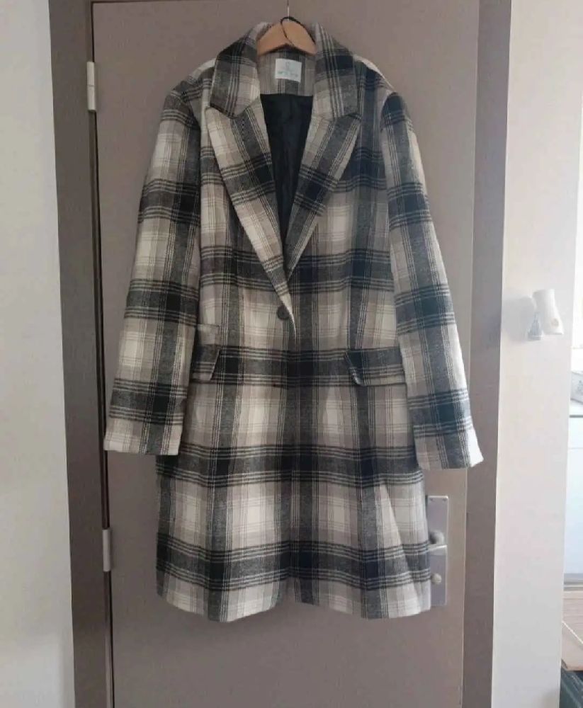 Veste Manteau à carreaux 