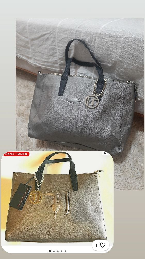 Sac trussardi en cuir vegan 