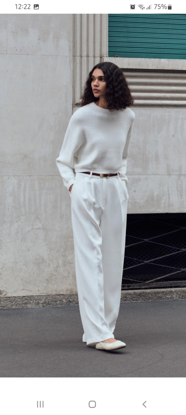 Deux pantalons zara