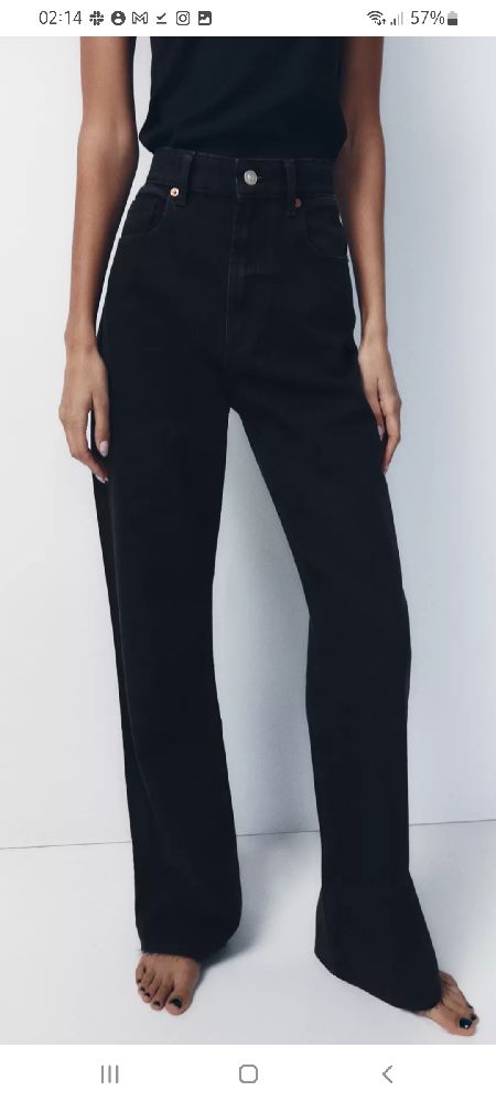 Jean taille haute 