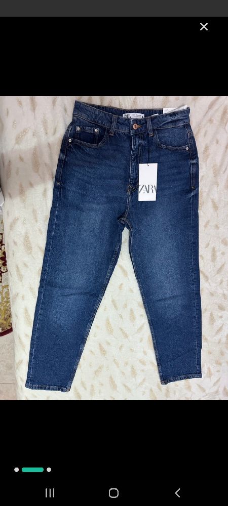Jean zara mom fit