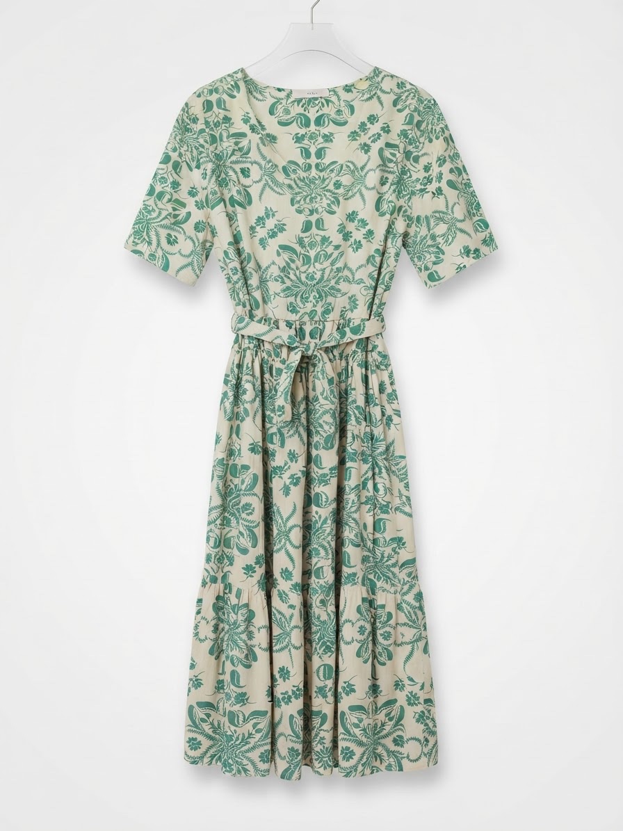 Robe maxi en coton 
