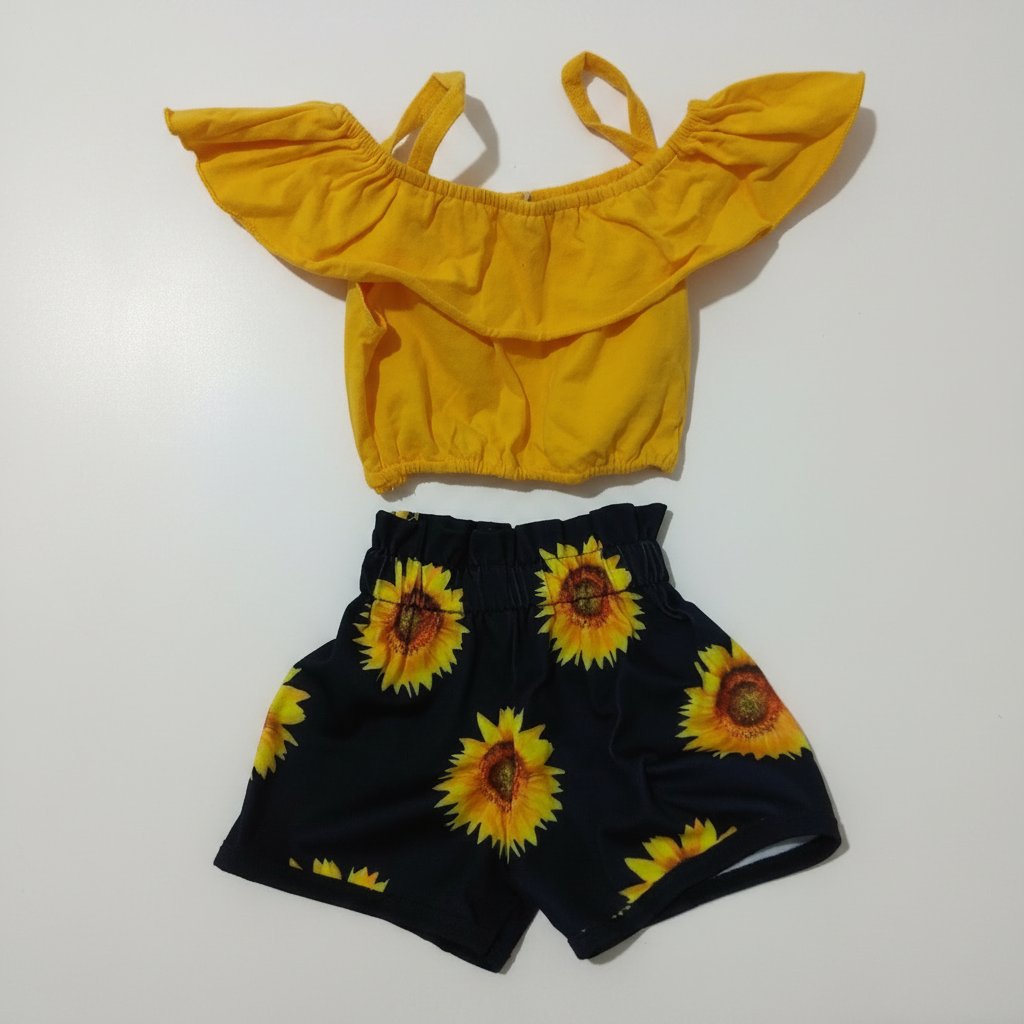 Tenue fille 1 à 2 ans (taille 90) peu porté 