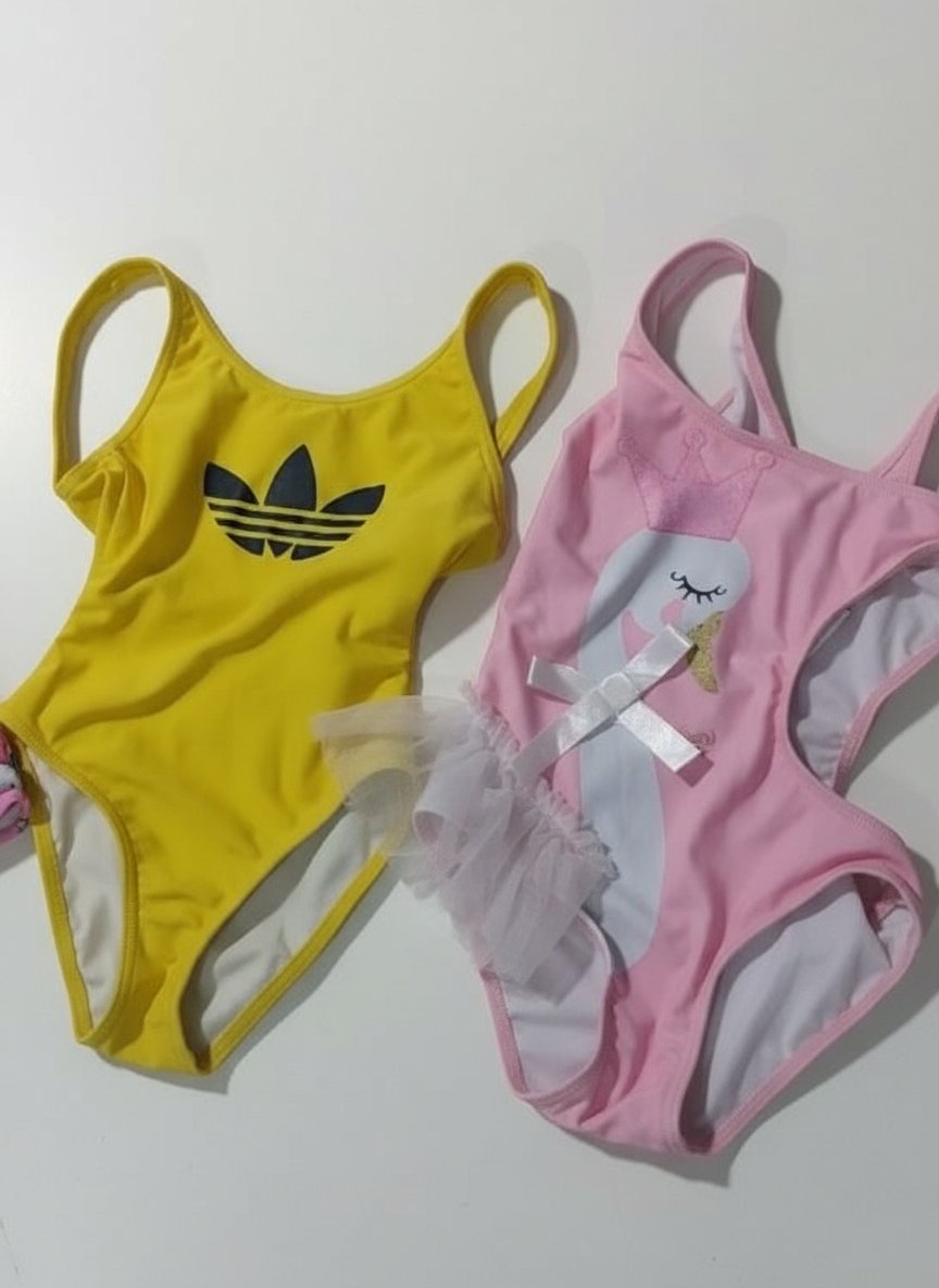 Lot de 2 maillots fille 3 à 4 ans 
