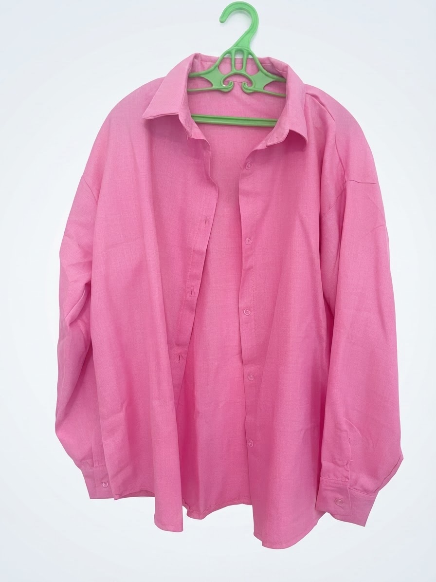Chemise rose 