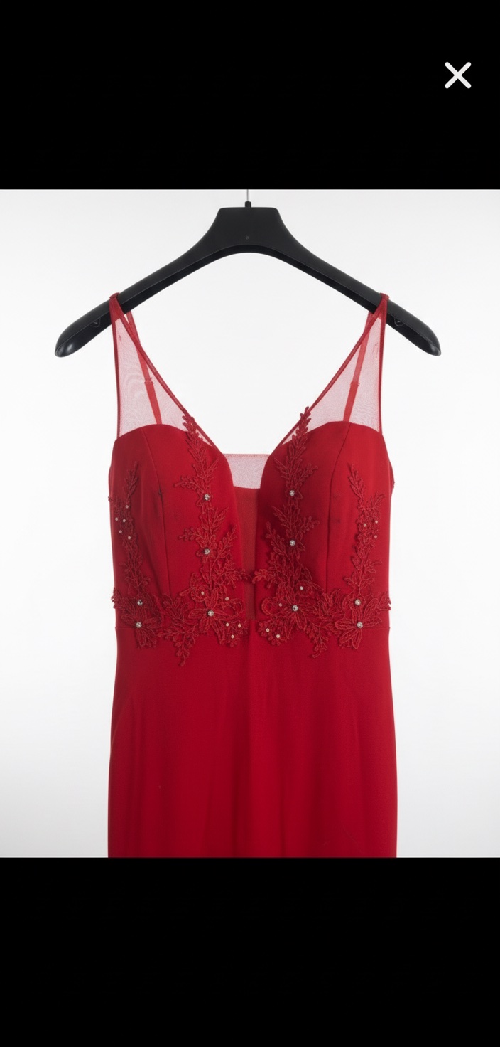 Robe soirée rouge 