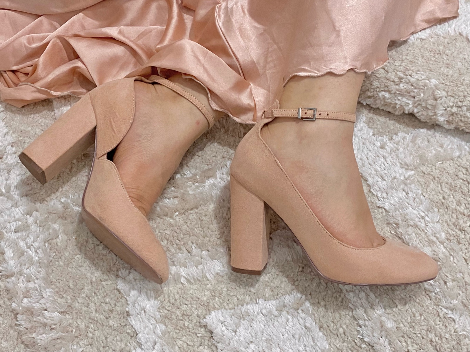Talons couleur rose poudré 🩰