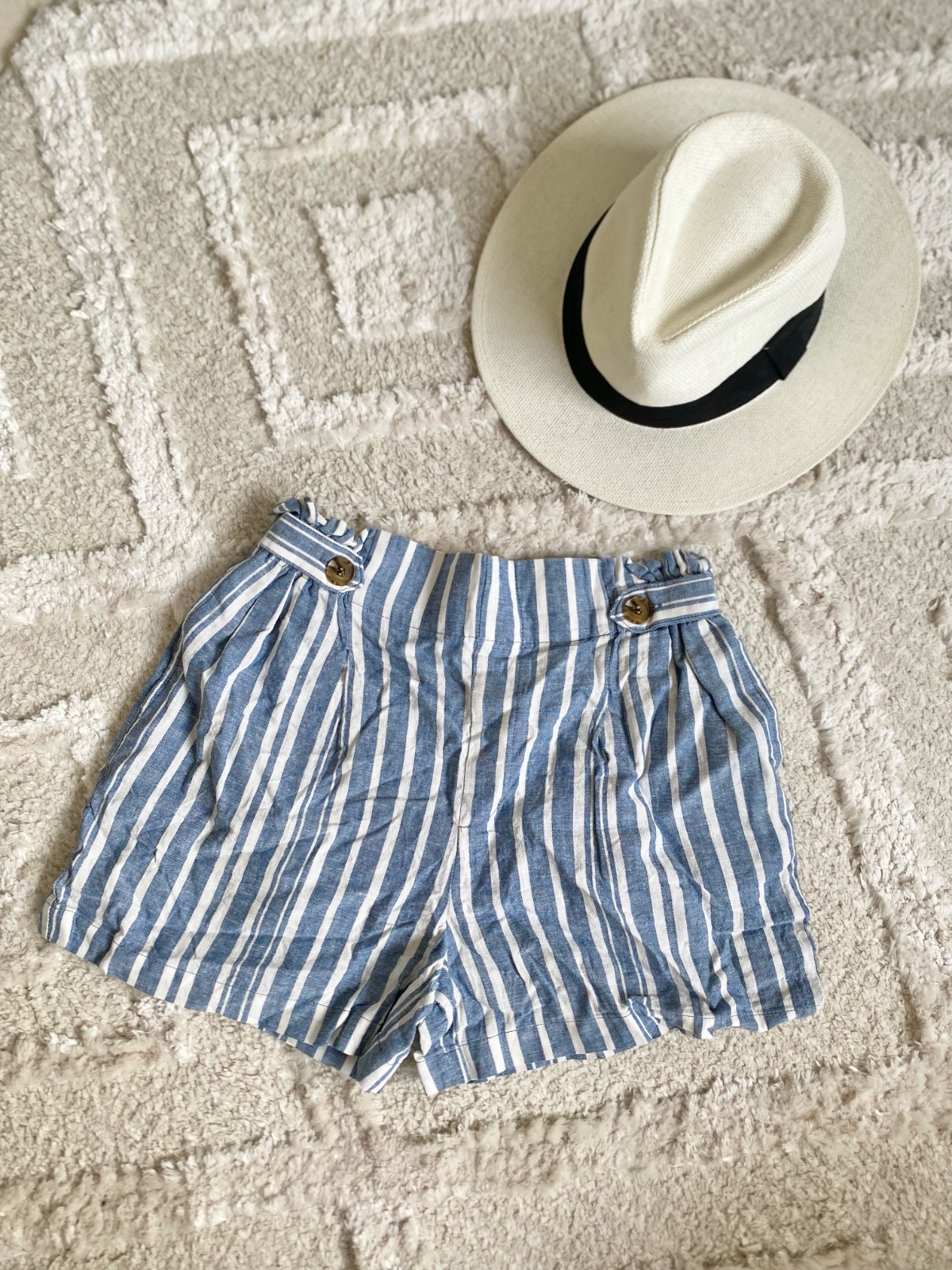 Short blanc et bleu 🤍🩵💙