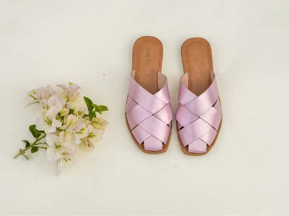 Mules en rose 