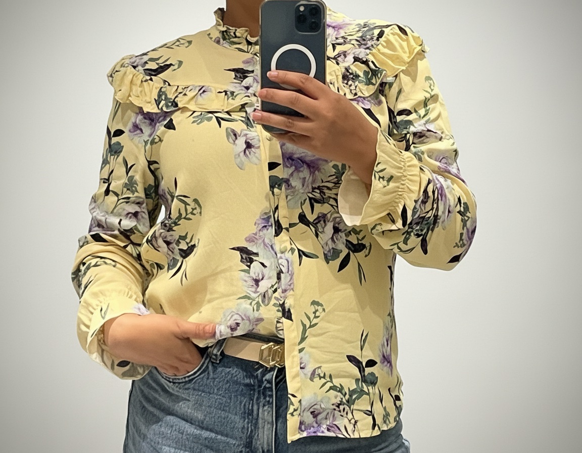 Chemise jaune 