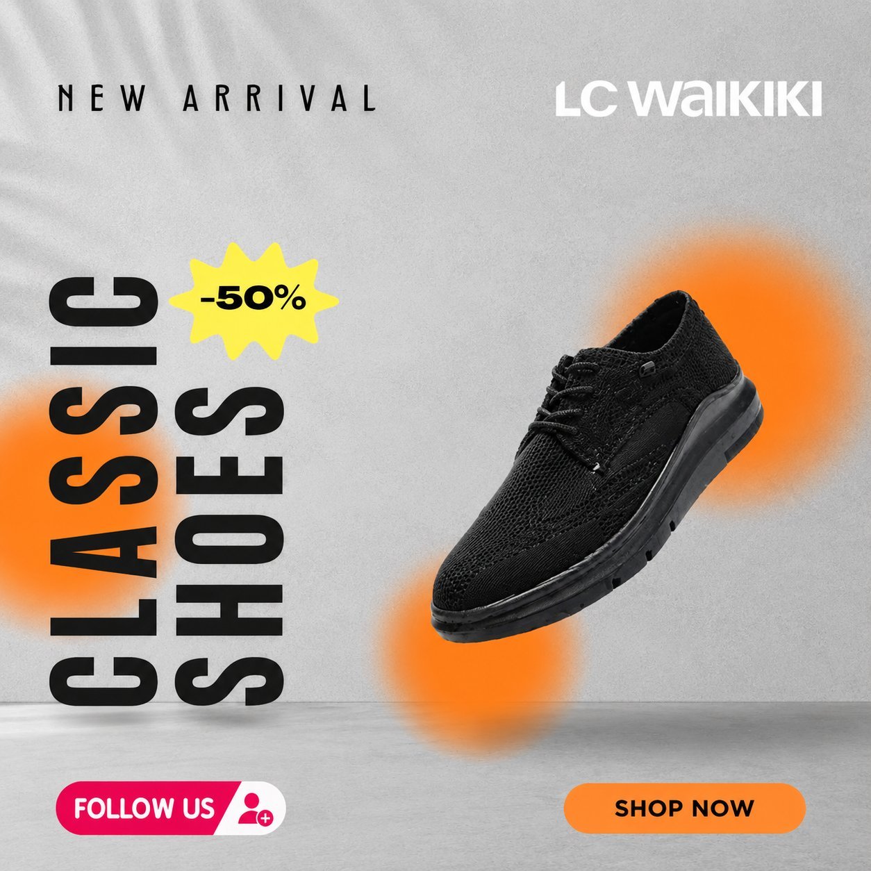 Chaussures classiques à lacets pour homme LC Waikiki 👞