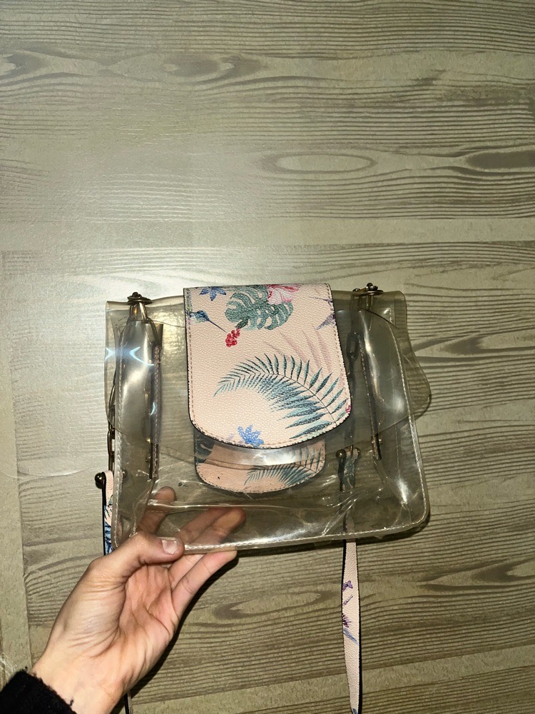 Sac a bandouliere transparent 