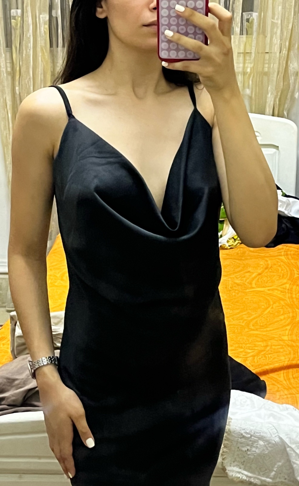 Robe satiné
