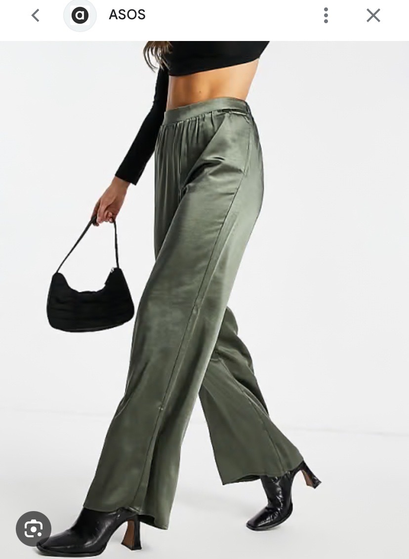 Pantalon satin 
