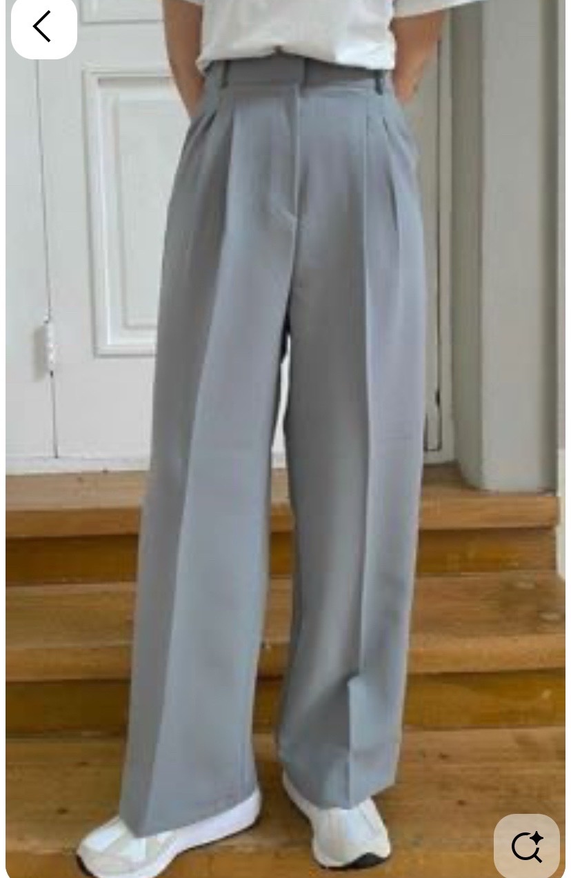 Wide leg Grey pants 
