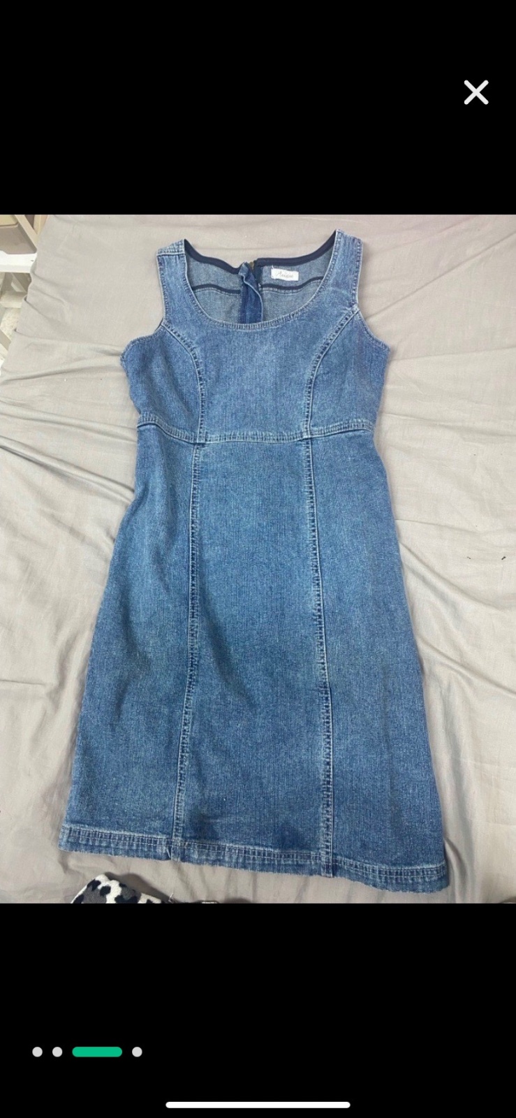 Robe moulante en denim 