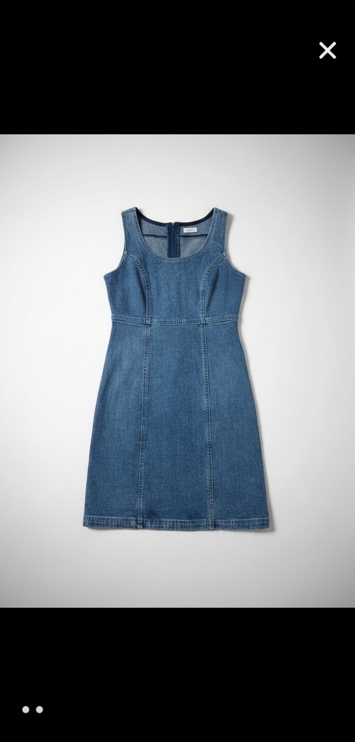 Robe denim moulante 