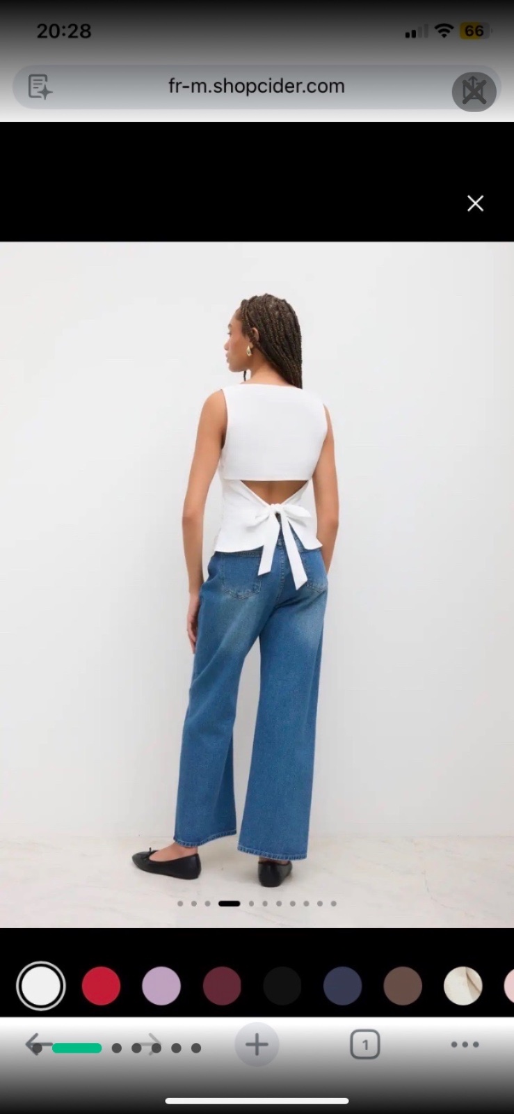 Haut blanc tres chic 