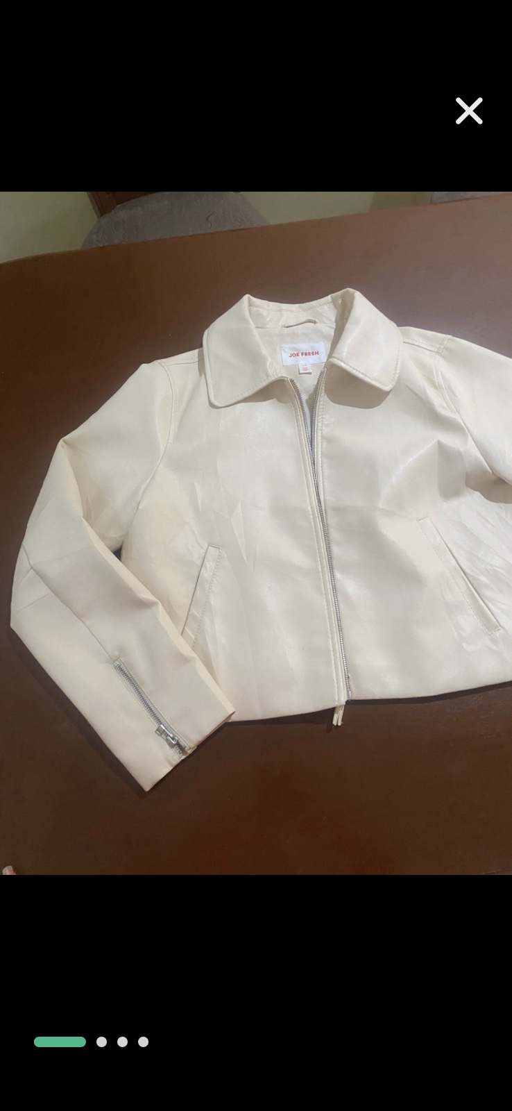 Veste cuire