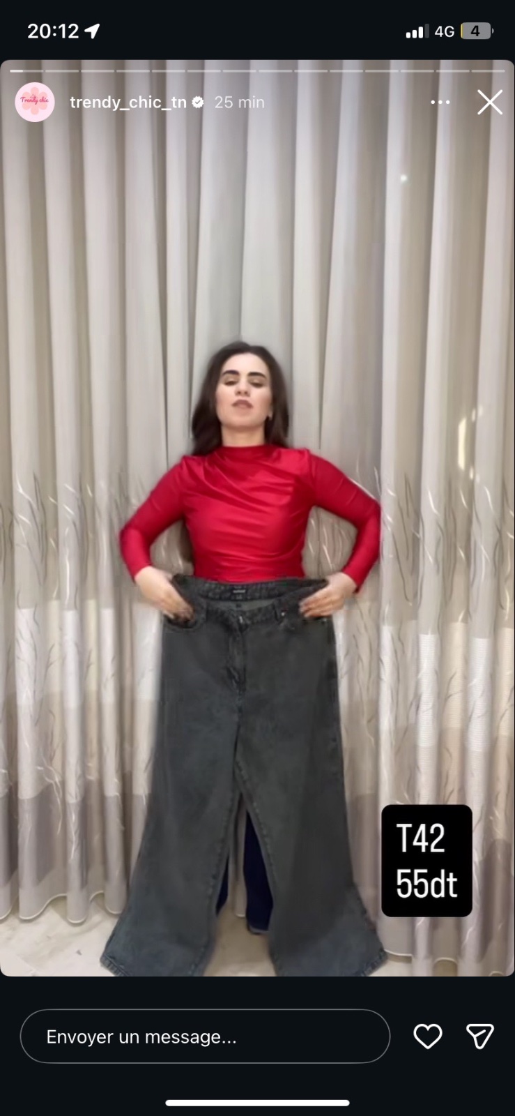 Jean gris taille 42 