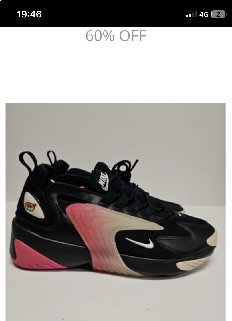 Nike zoom 2k pointure 37.5/28