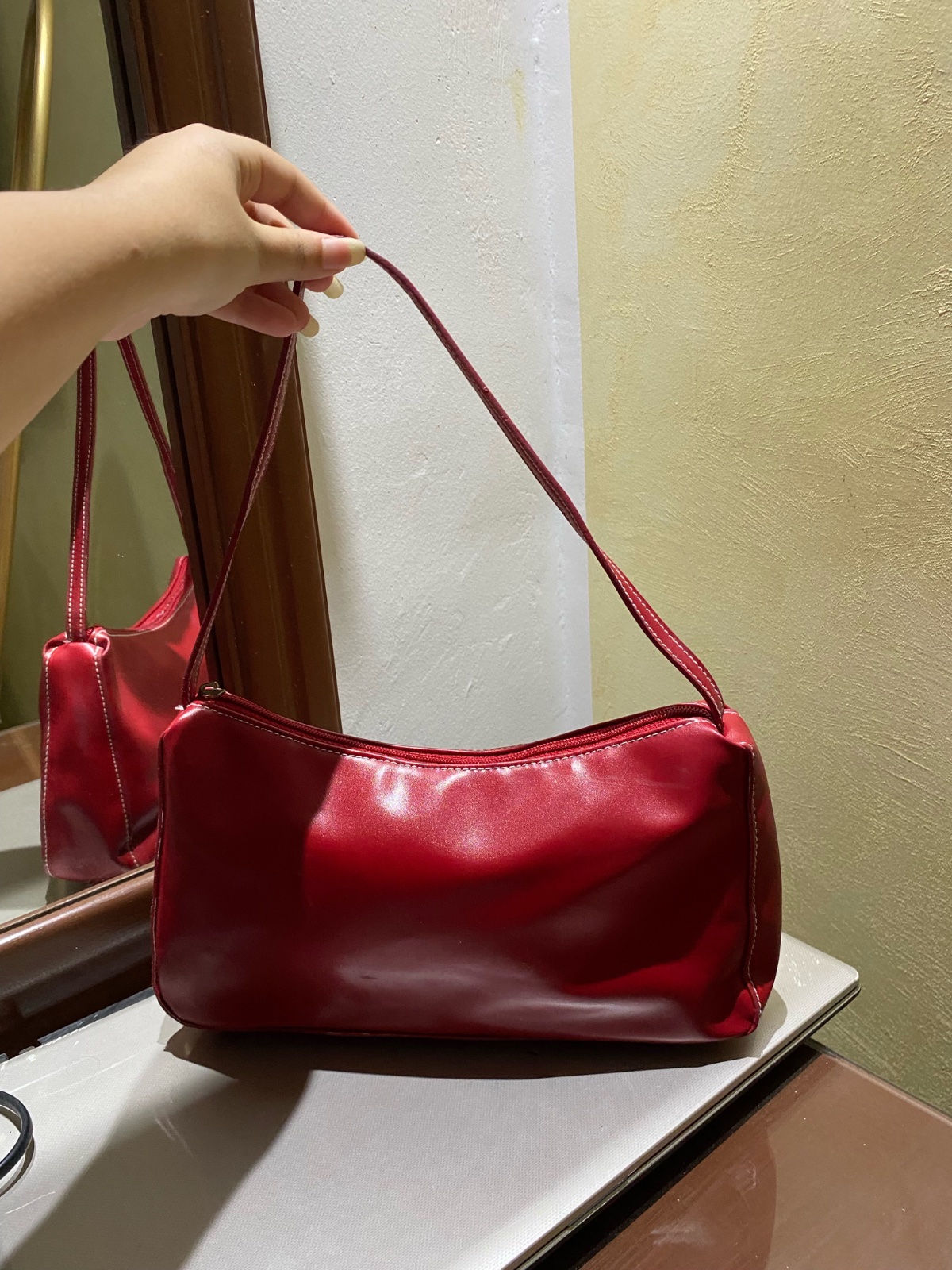 Sac a main rouge 