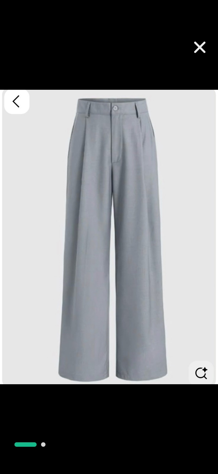 Wide leg gris