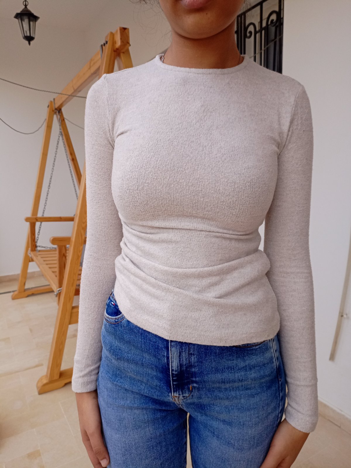 Pull beige
