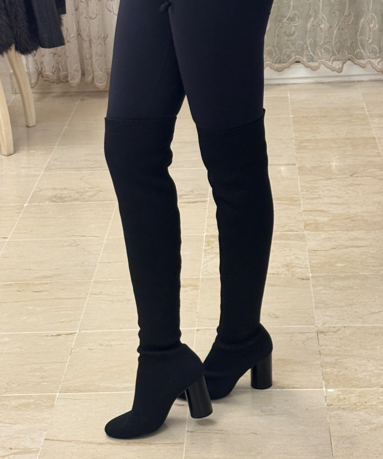 Bottes cuissardes Bershka tres comfortables 