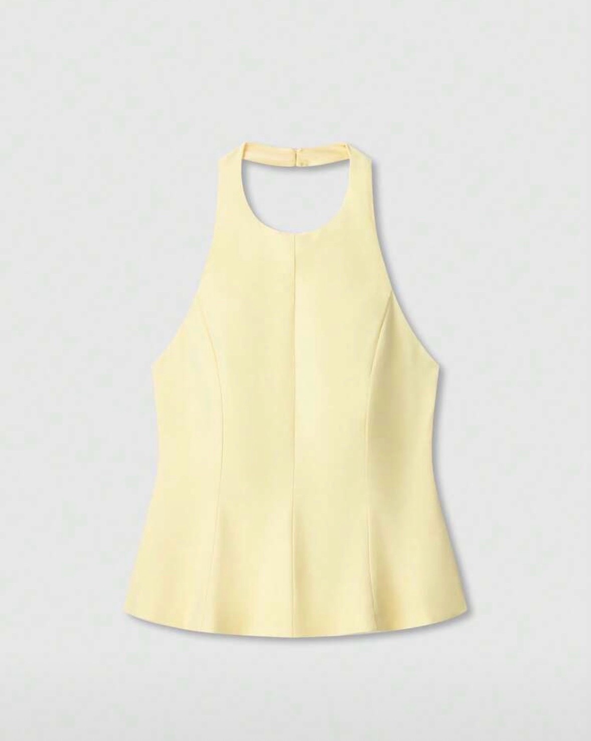 Top dos nu tres sexy jaune 