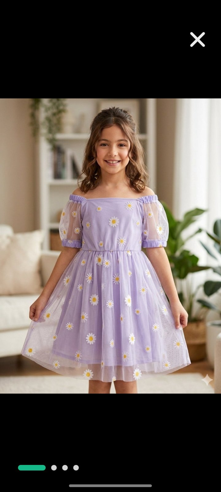 Très belle robe 💜💛🤍violet clair 🫶🌹