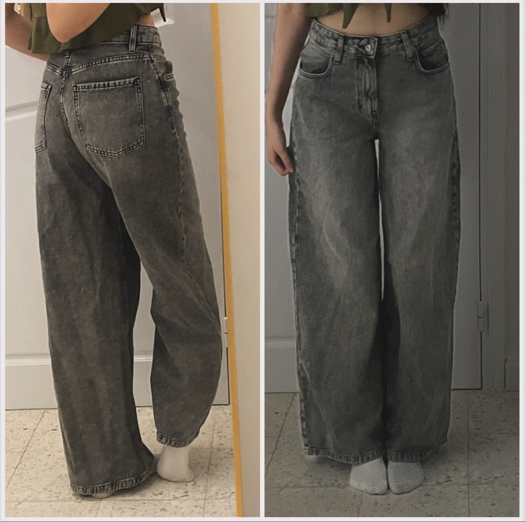 Pantalon large stradivarius 