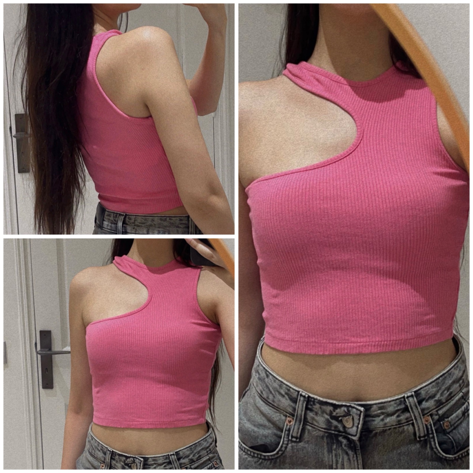 Crop top rose 