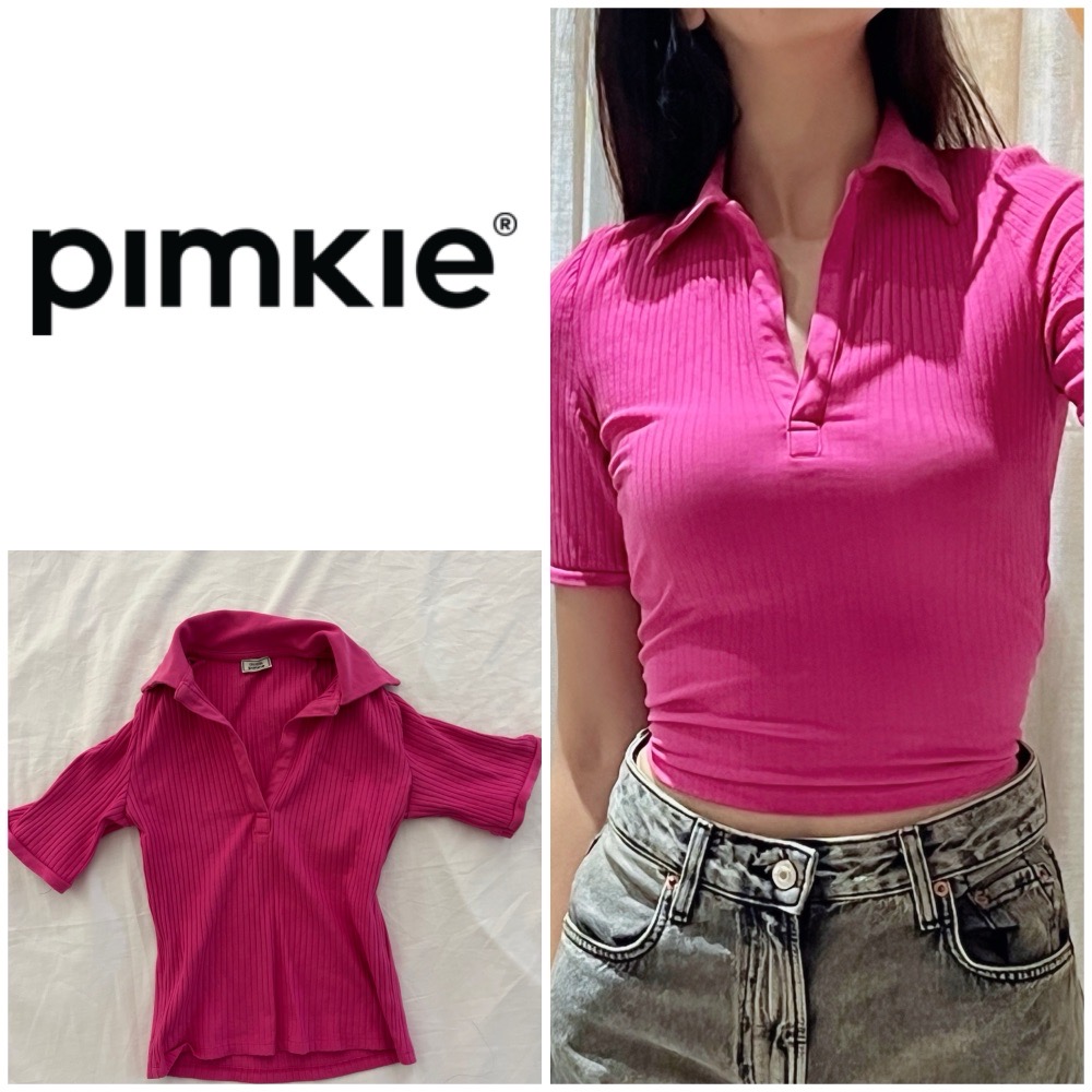 Pink polo 
