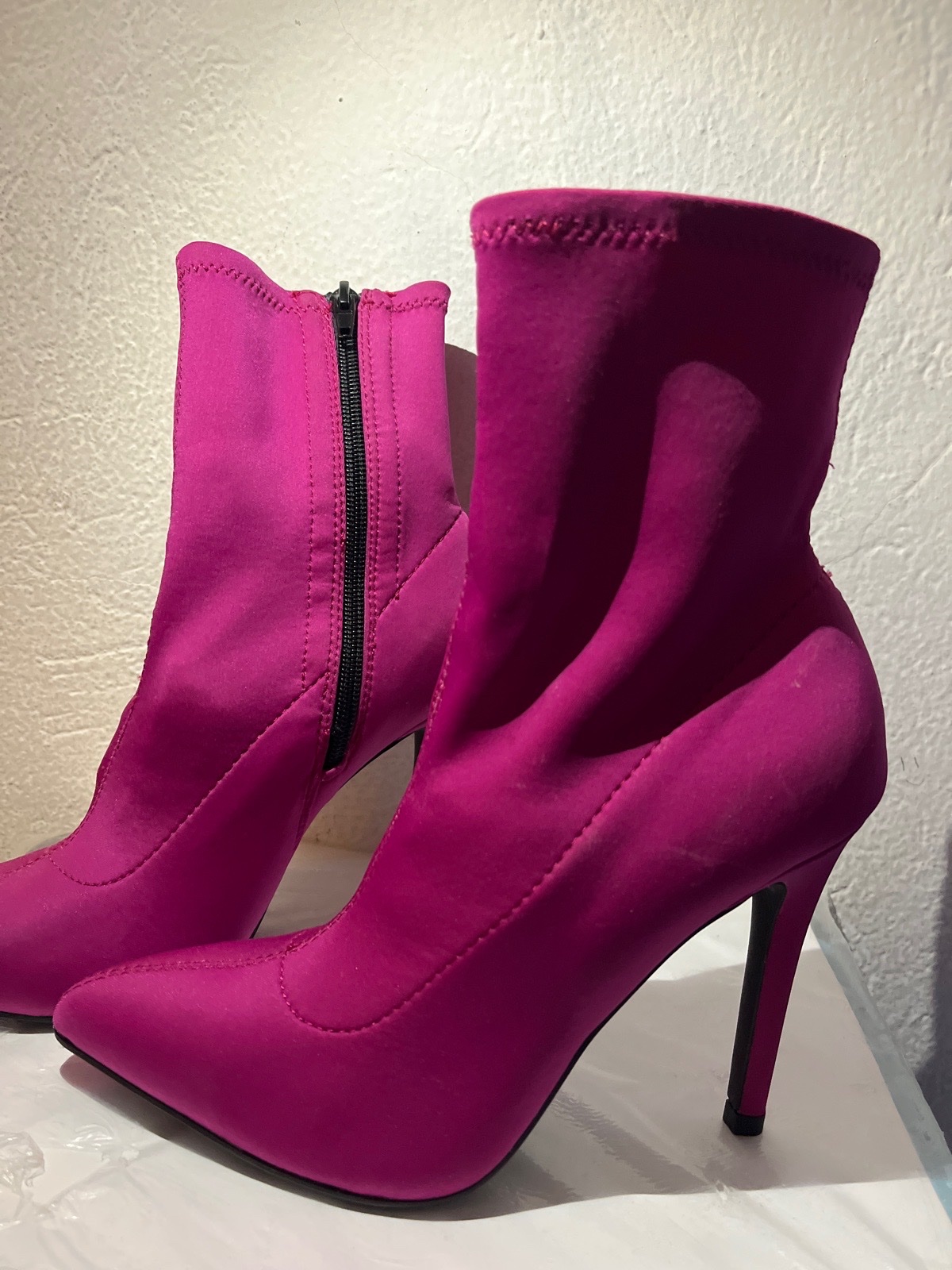 Bottine tallon zara rose violet