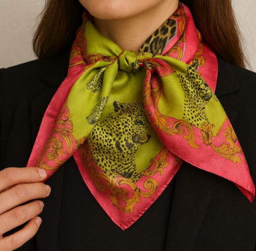 Foulard élégant imprimé