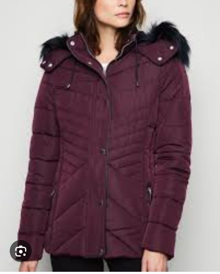Manteau burgundy taille 40