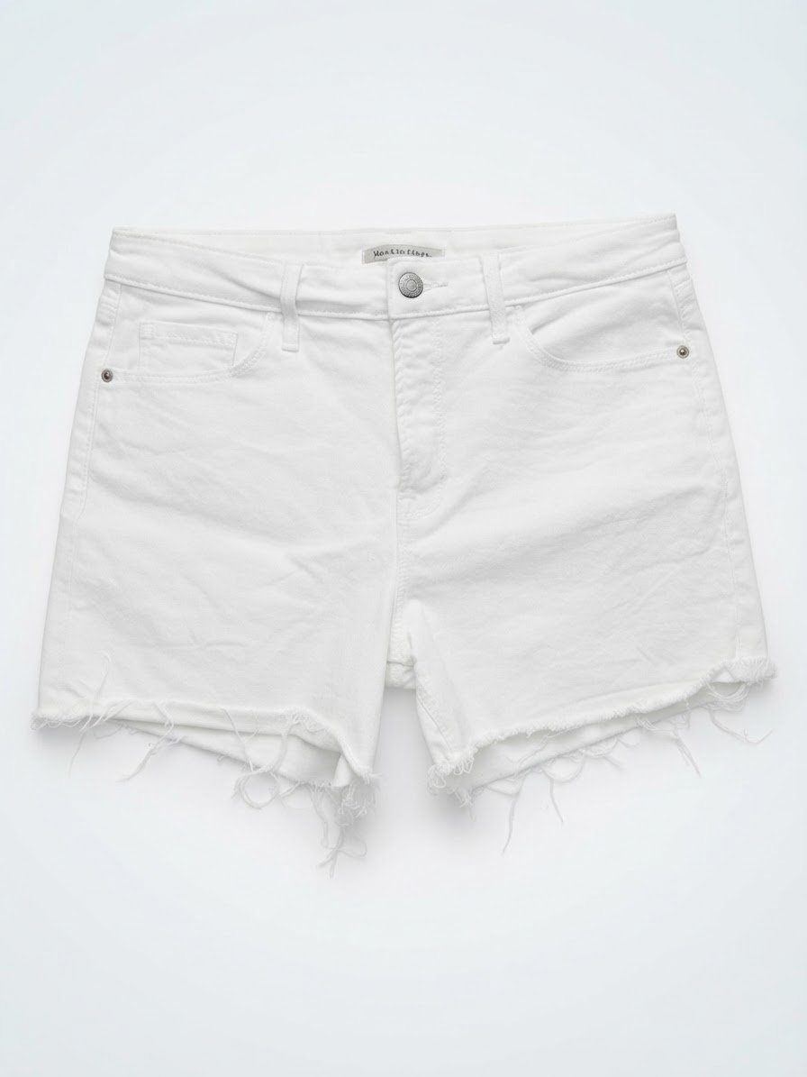 Short denim.blanc 