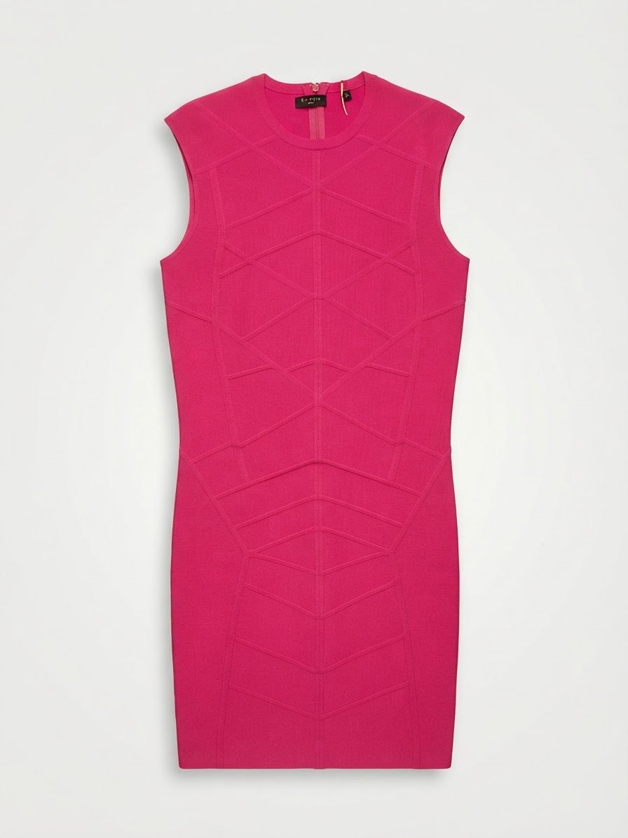 Robe droite mi longue