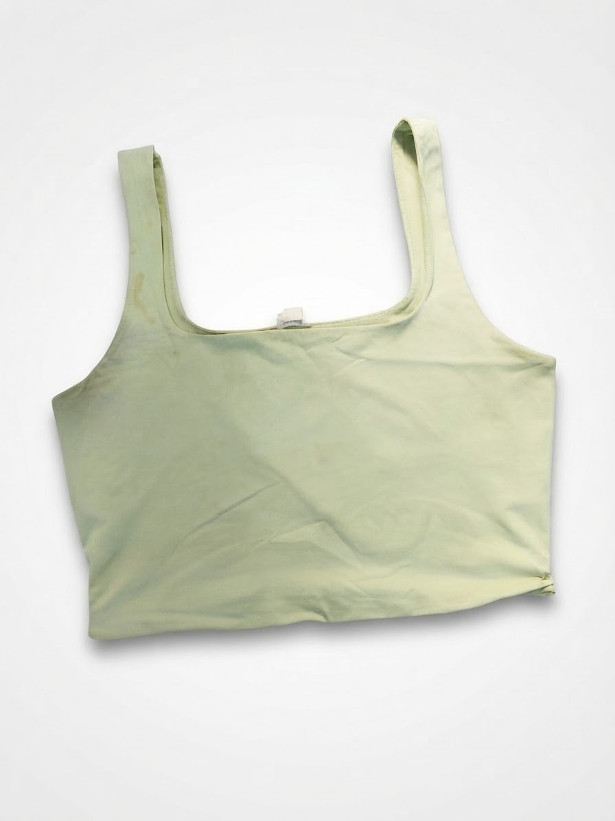 Crop top pistache 