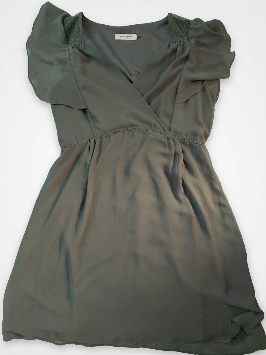 Robe courte vert militaire 