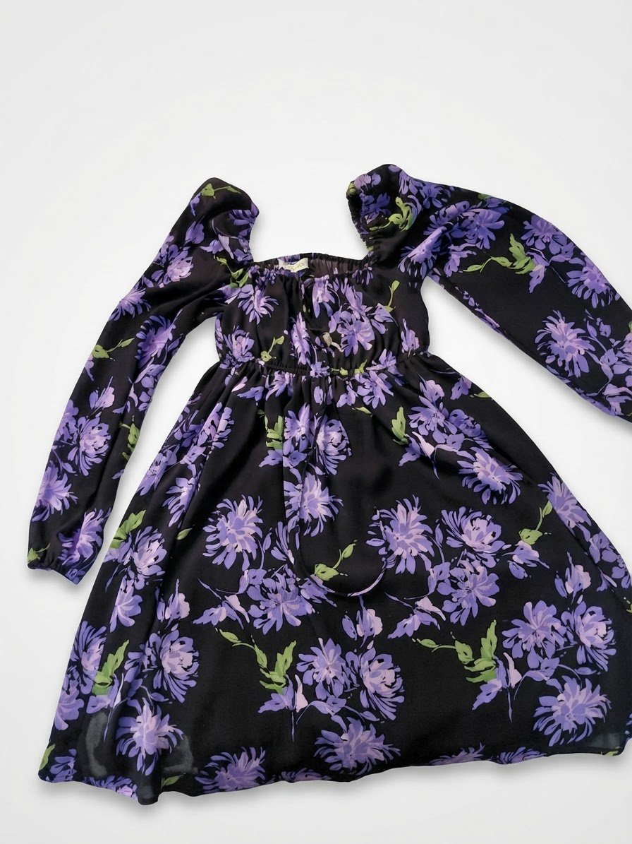 Robe florale idéale pour soirée 
