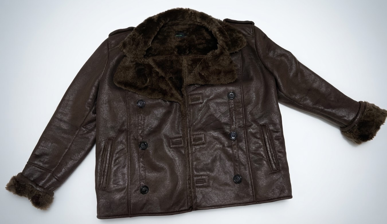 Manteau style aviateur marron foncé🤎 la taille L