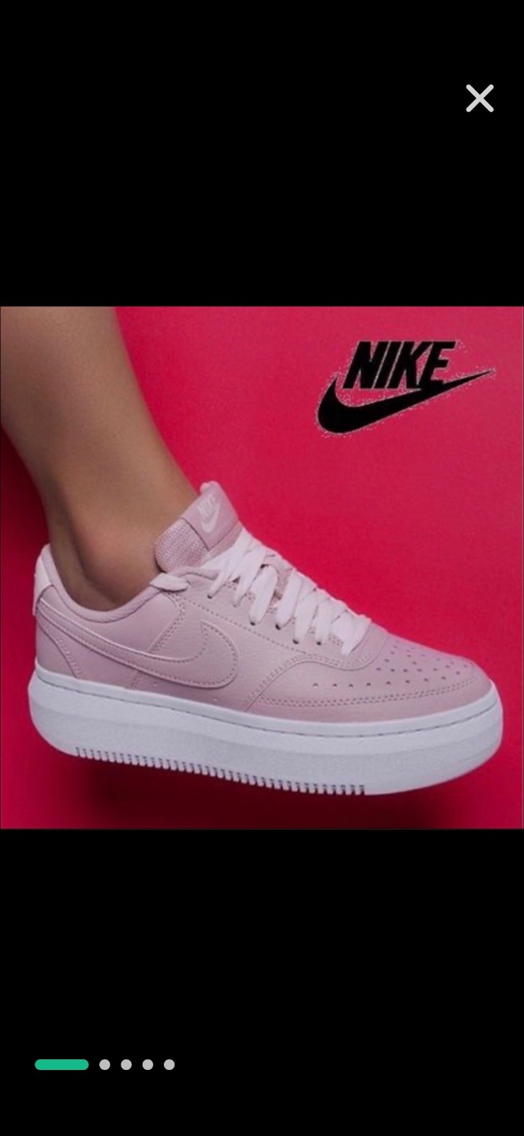 Basket nike rose